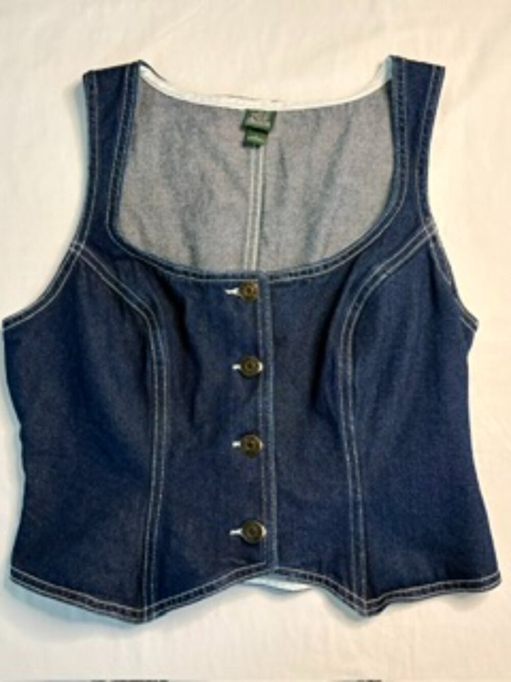 Wild Fable (Target) Denim Corset Top Vest Size Small